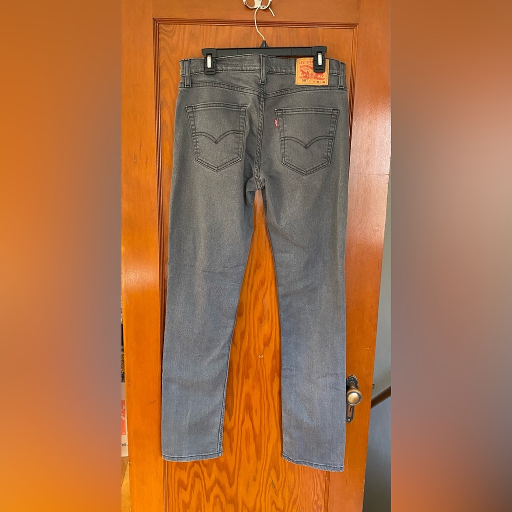 Levis 511 grey EUC!